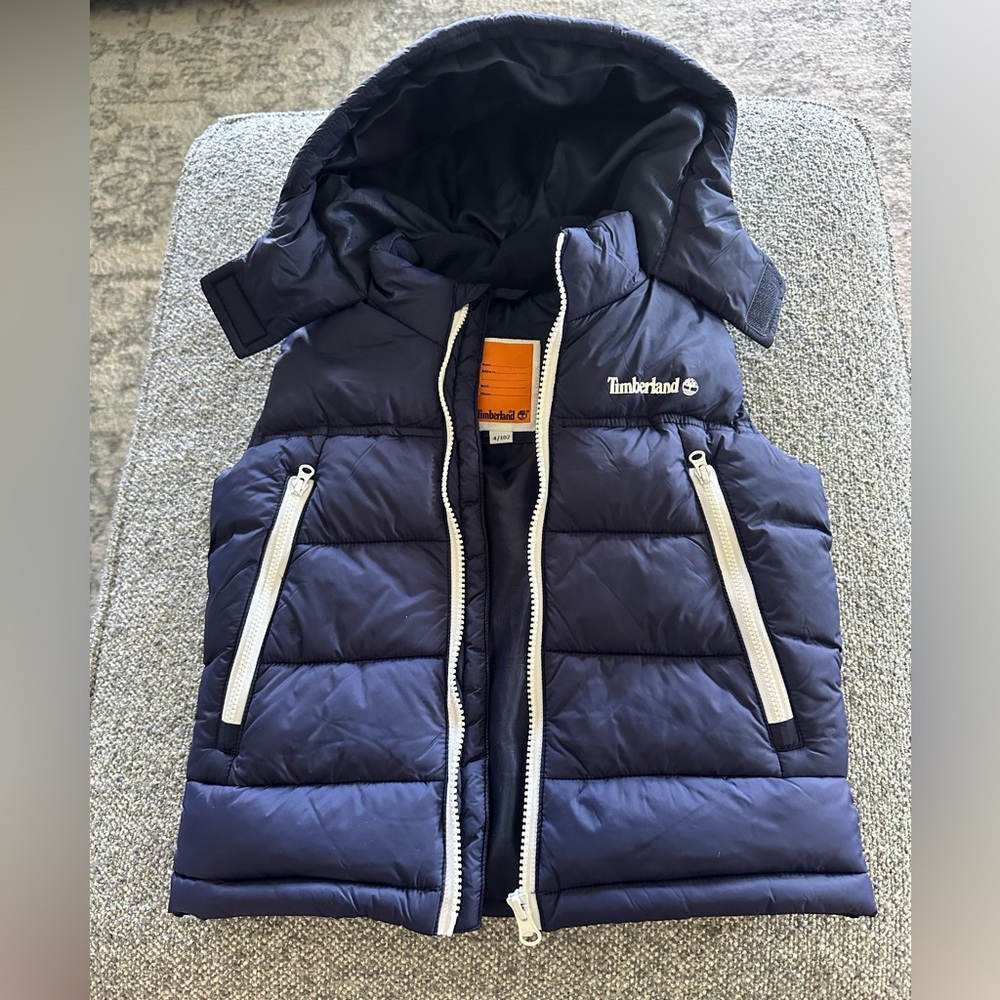 Timberland Dark Blue Quilted Vest